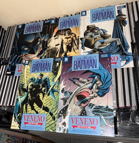 Batman veneno completa de 1992 editora abril completa 
