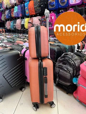 Kit Mala De Bordo 10kg  360º Rodinhas Abs + Frasqueira Luxo - Foto 5