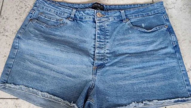 Bermudas Jeans femininas tamanho 48