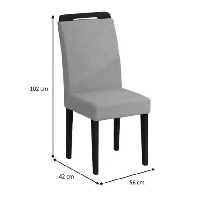 MESA SEIS LUGARES DESIGN SOFISTICADO CONFIRA T2 - Foto 3