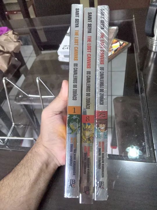 Três mangás do anime Lost Canvas (cavaleiros do Zodíaco) editora JBC - Foto 5