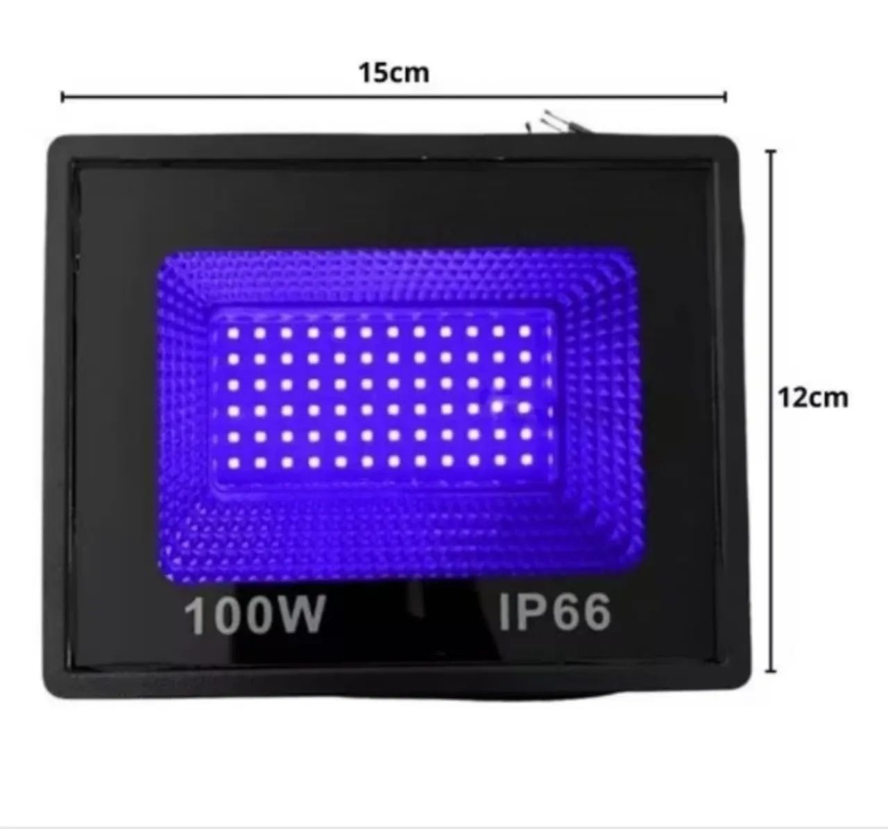 Refletor Minia Festasdj 100w Luz Negra Efeito Neon Bivolt - Foto 2