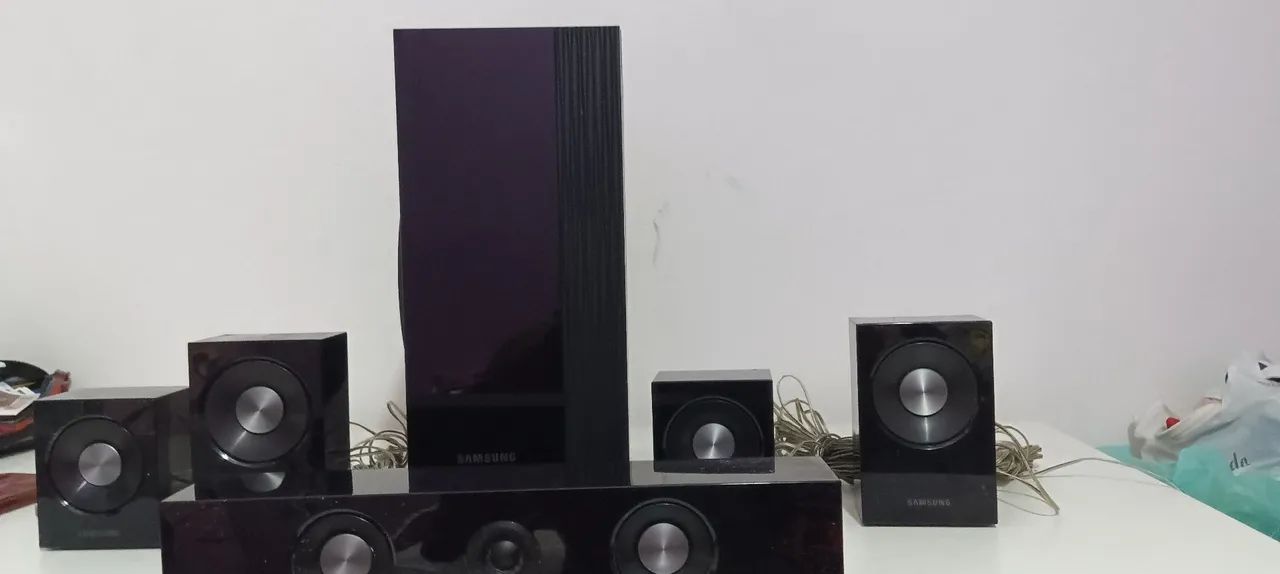 Caixas paraHome Theater Samsung 5.1,acompanhado de subwoofer potente 350 - Foto 2
