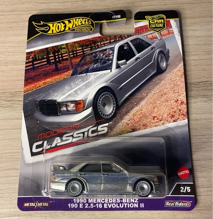 Hot Wheels Premium 1990 Mercedes-Benz 190 E 2.5-16 Evolution II