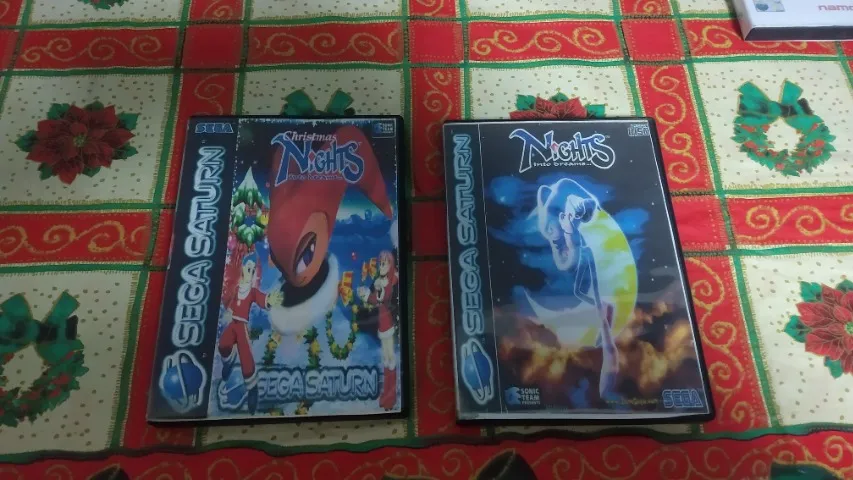 Jogos Nights into Dreams + Christmas Night (Sega Saturn)