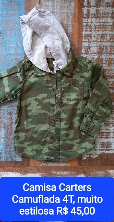 Camisa Camuflada Carter's