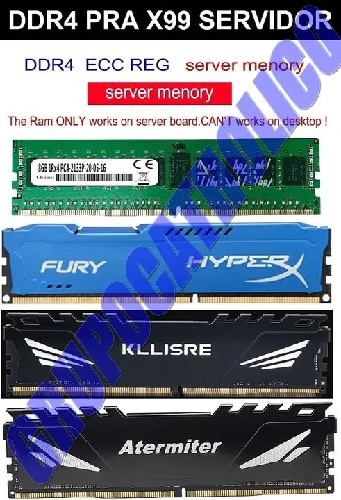 8GB DDR4 2666Mhz X99 ECC Server REG Memory64317903779843120