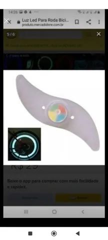 Luz de led bulmerangue para bike - Foto 2