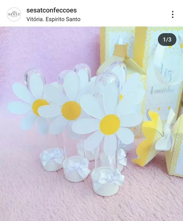 Lembrancinha pra festa Margarida 