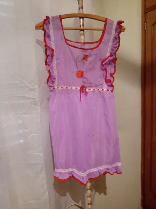 Baby doll cor lilás - tamanho P - sem uso