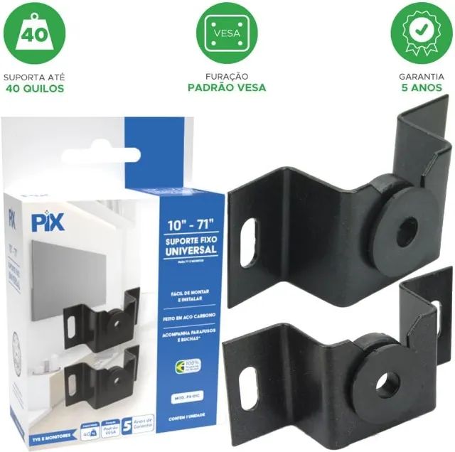 Suporte Fixo Universal Led/Lcd 10'' a 71'' - Pix