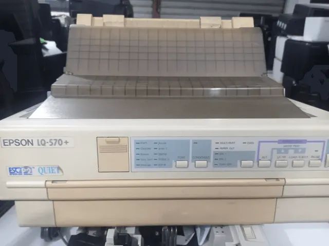 Impressora Epson LQ-570+ Funcionando Para Estúdio De Tatuagem