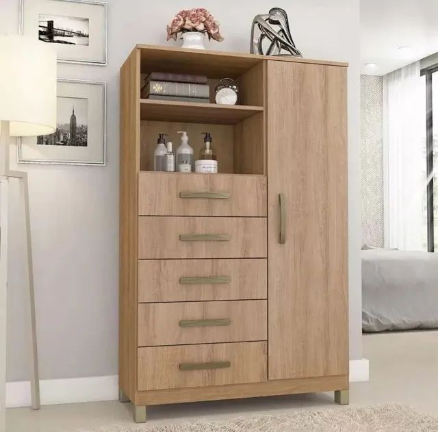comoda 1 porta e 5 gavetas  - Foto 4