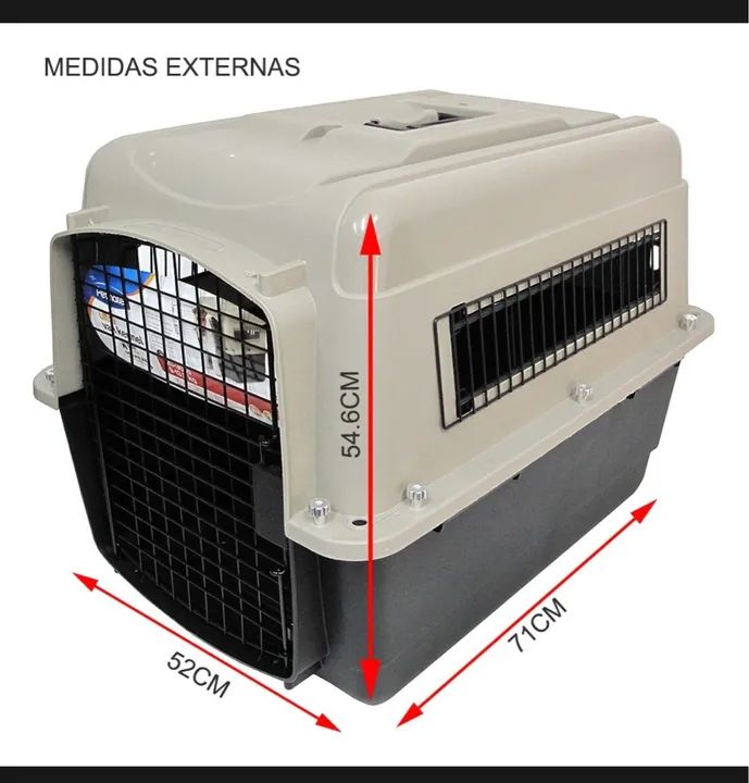 Caixa transporte Vari Kennel medio 200 n 4 Cachorros Residencial Recanto dos Buritis Goiania 1334403974 OLX