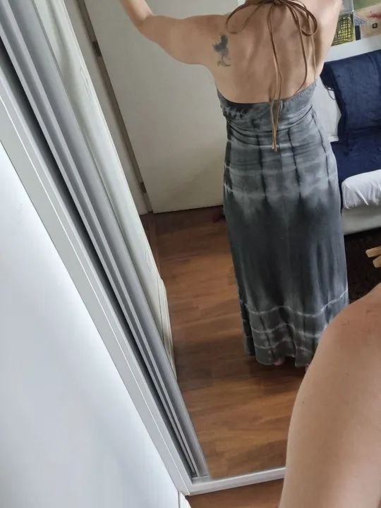 vestido rosa chá pp, com forro, detalhes em couro, usado 1 vez com elastano - Foto 3
