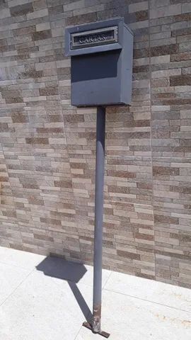 Caixa de correio de jardim coluna pedestal anos 1990 - Não envio!! - Foto 3