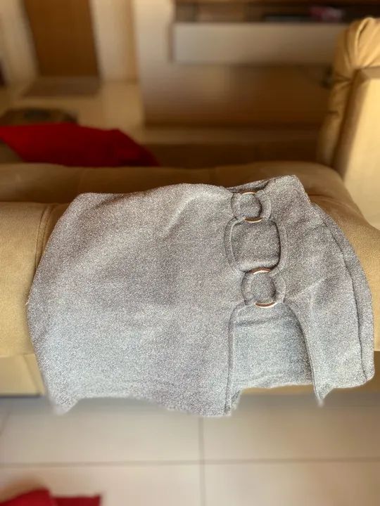 short saia brilhoso - Foto 4