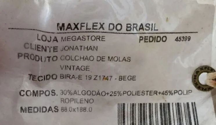Colchão Solteiro de Molas Ensacadas da MaxFlex - Foto 5