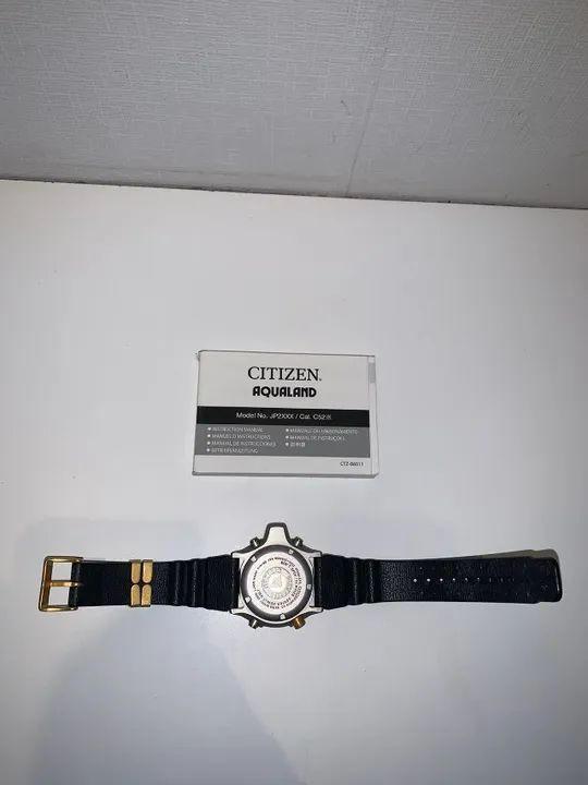 Relógio Citizen Promaster Aqualand Jp2000 Série Ouro - Foto 6
