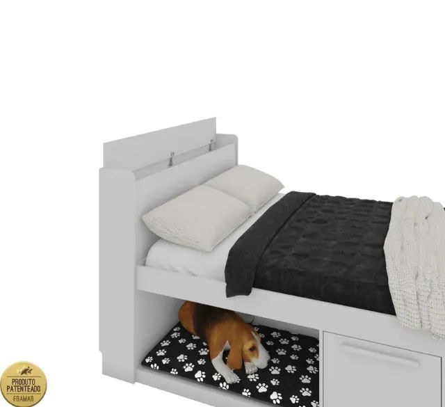 Cama Pet Casal Puppy com Baú - Receba Hoje - Maio34 - Foto 4