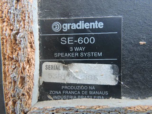 Par de caixas de som estereofônicos SE-600 Gradiente - Foto 4