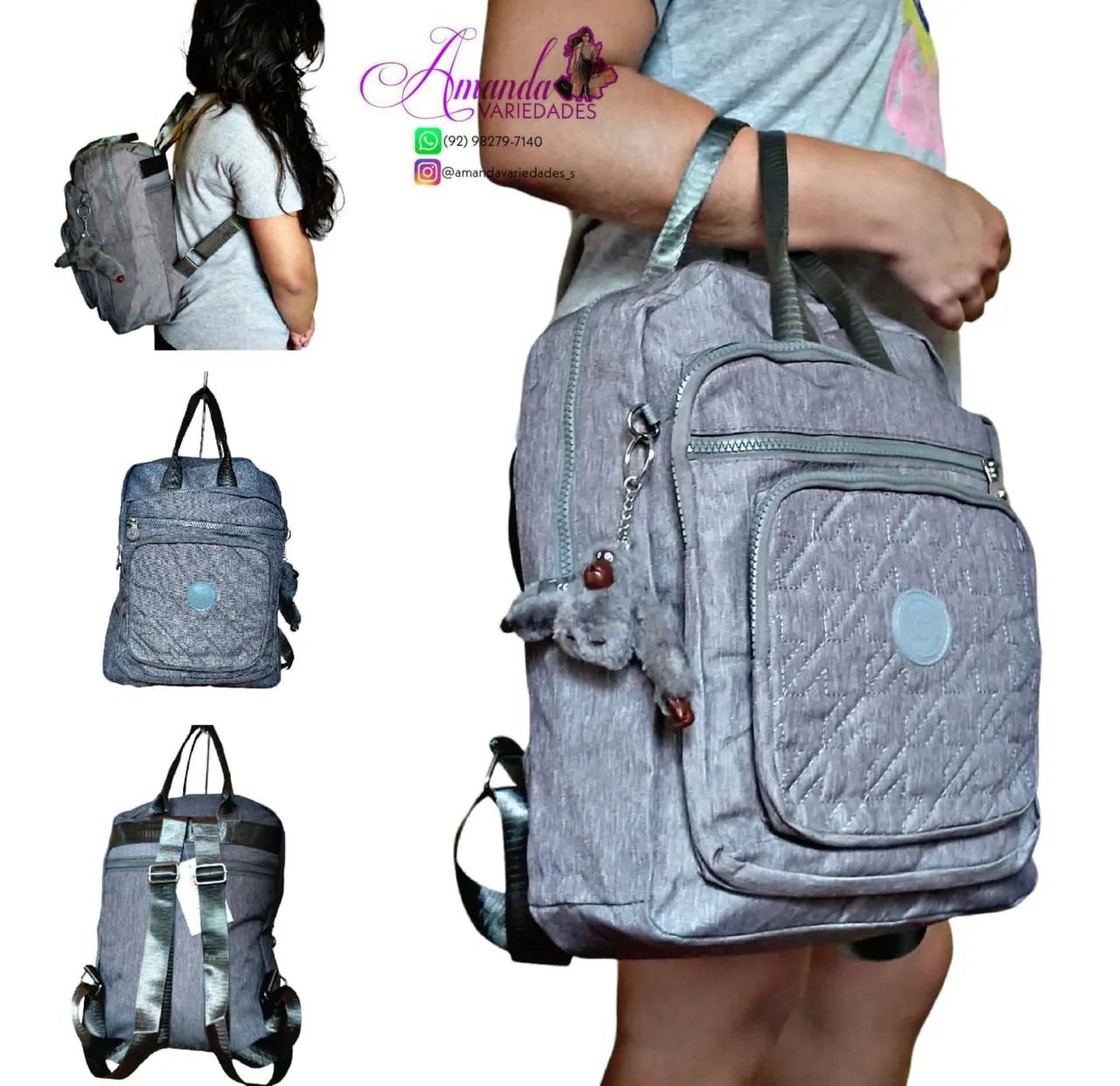 Mochilas da Kipling/ Entrega Grátis  - Foto 6