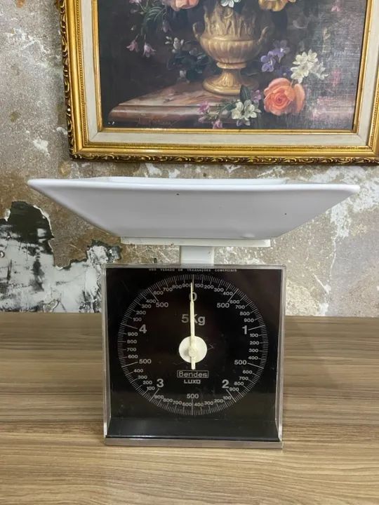 Balança Bender 5 kg | Linha Luxo | Donareliquias | Antiguidades 