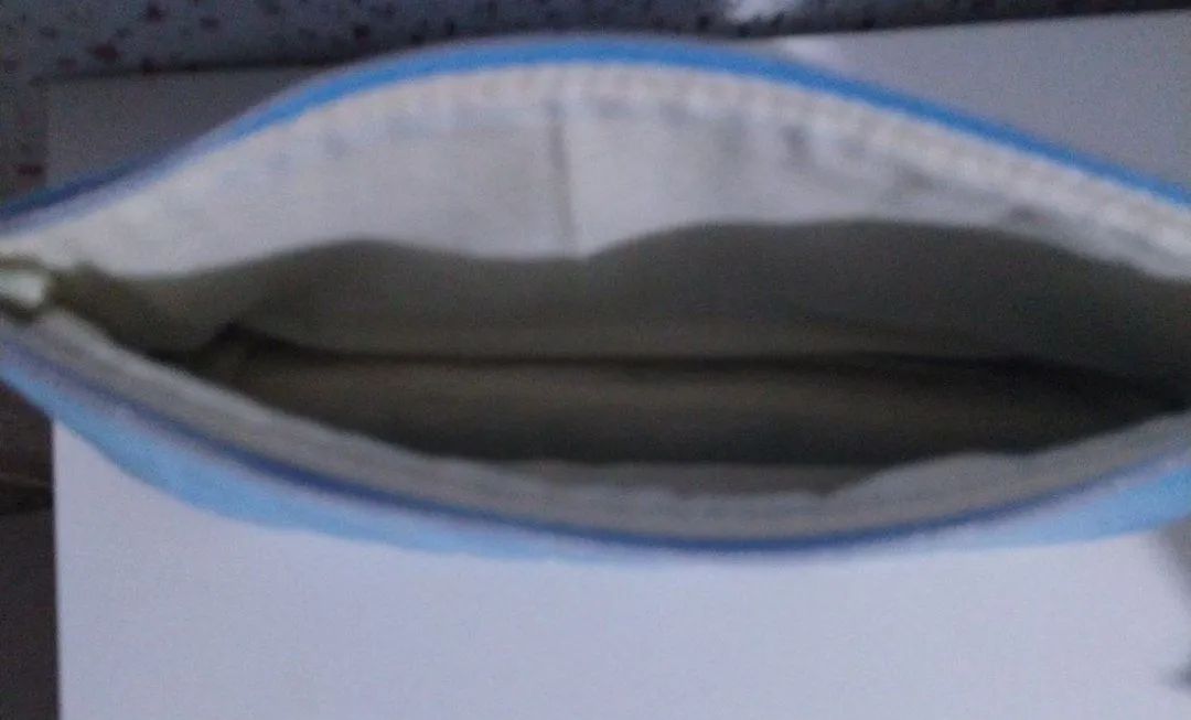Necessaire Rochas  Azul - Foto 3