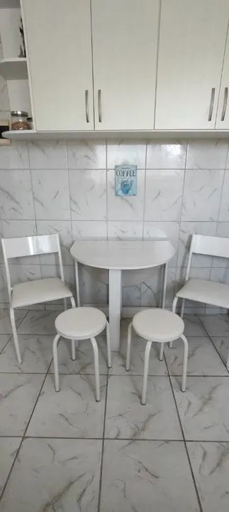 Conjunto mesa dobrável e 4 cadeiras - Foto 3