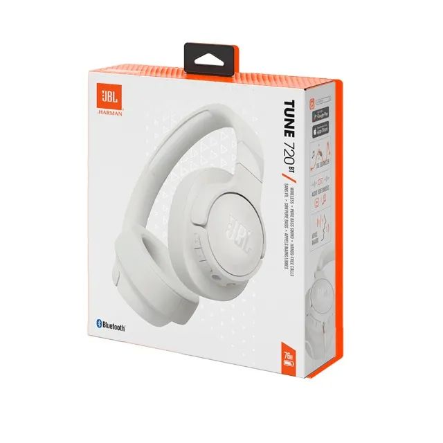 Headphone Bluetooth e com Cabo JBL Tune 720 - Original Branco - Foto 3