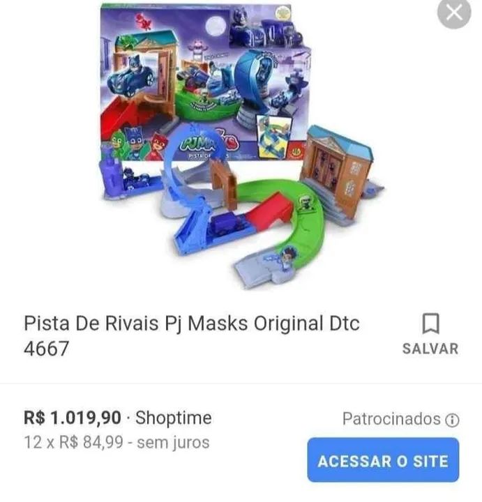 Pista PJ Masks - Brinquedo infantil original - Foto 2