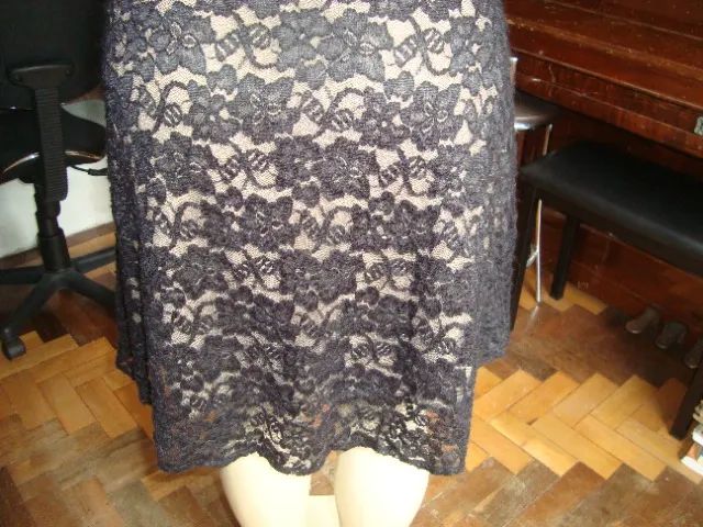 Vestido Feminino Renda Macia Forrado - Foto 4