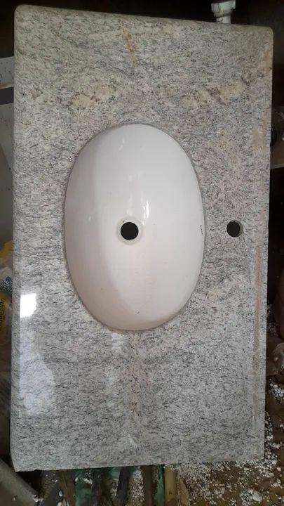 Pia de granito wc
