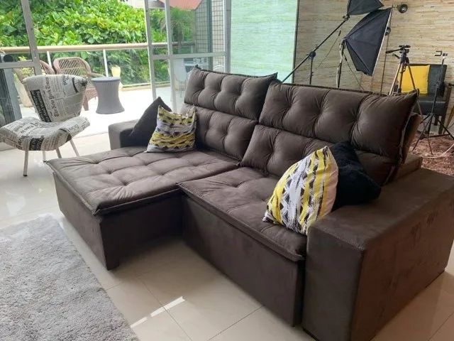 Sofá Retrátil e Reclinável Greg - Foto 5