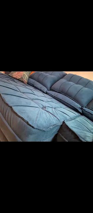 Sofá Retrátil e Reclinável de 2 e 3 modulos - Novo - Foto 6