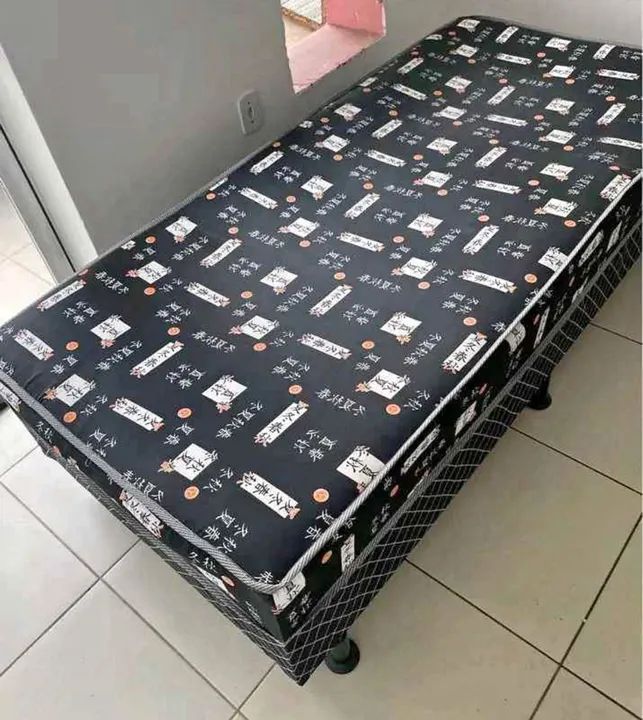 Cama box solteiro black confortável  - Foto 3