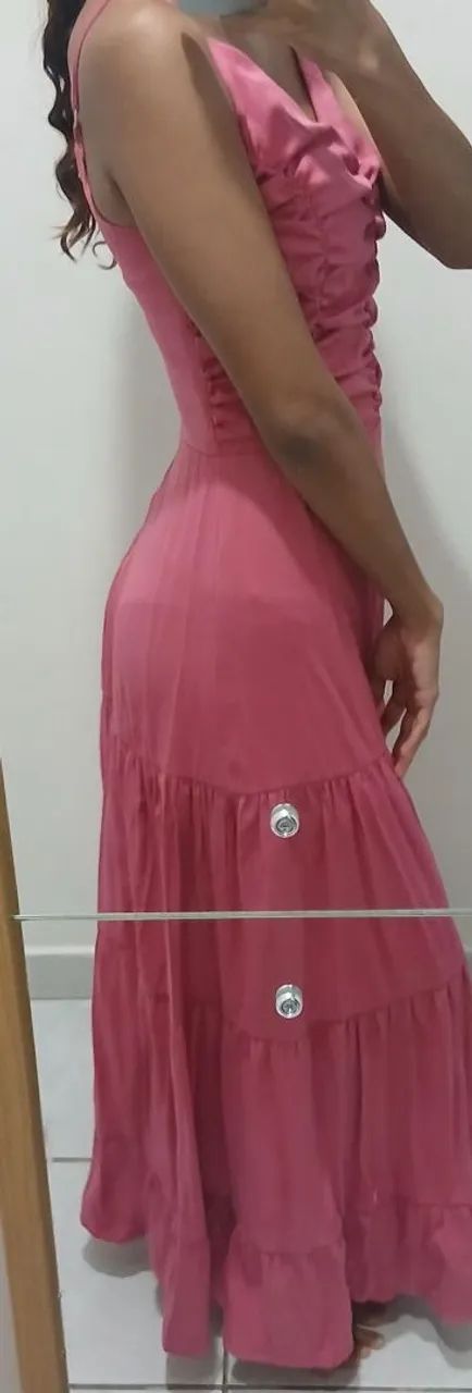 Vestido Longo Rosê - Foto 2