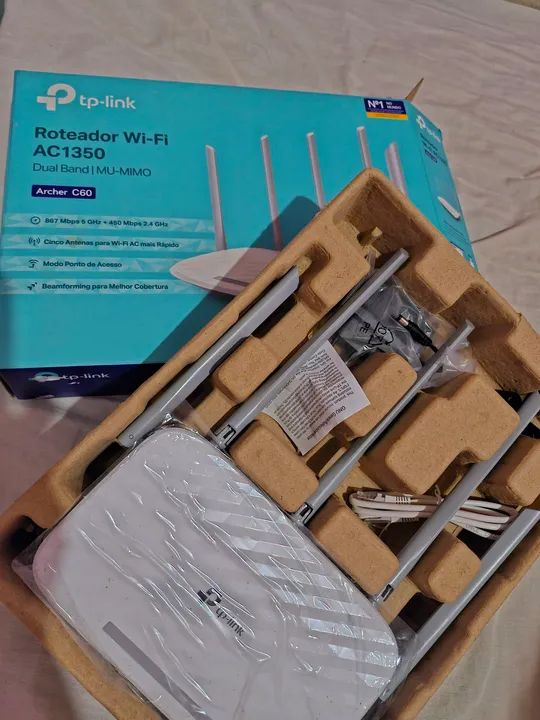 Roteador Wi-Fi tp link ac1350 5 antenas - Foto 2
