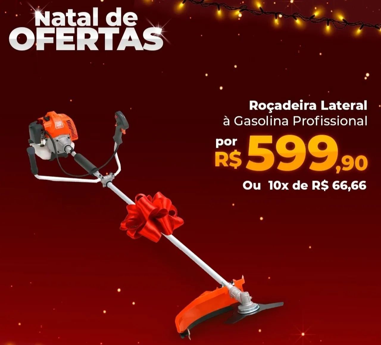 Rosadeira Nakasaki 65 cilindradas - oferta de natal
