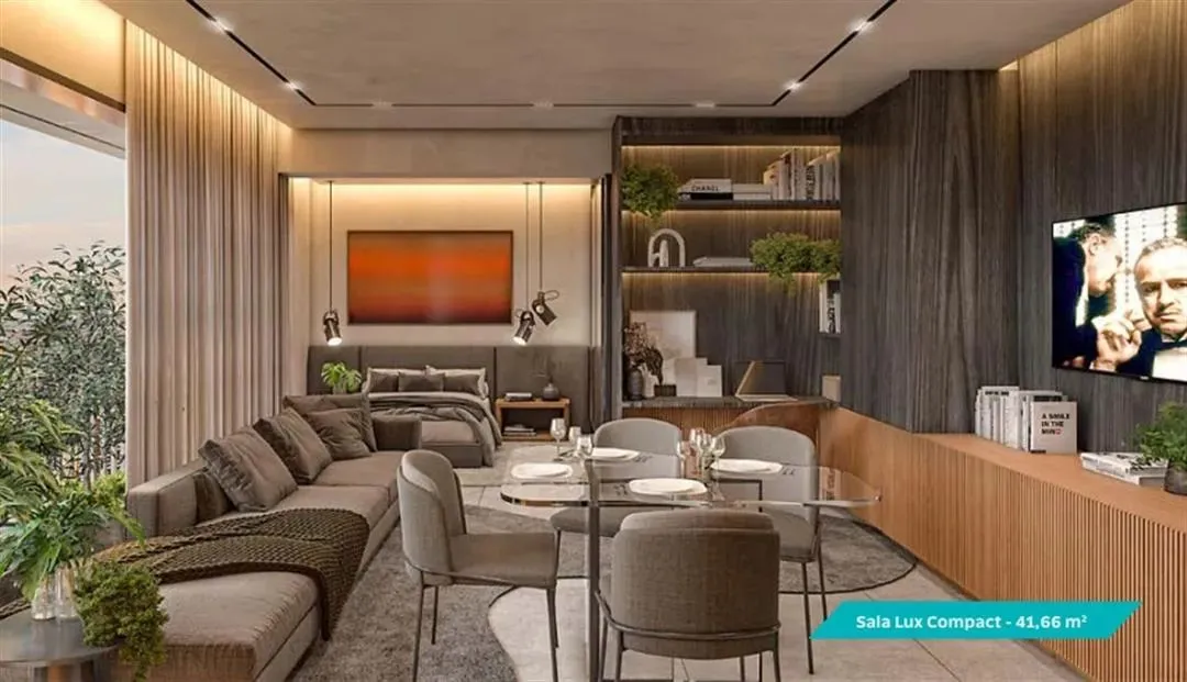 Lux Oeste - Apartamento 1 quarto, sendo 1 suíte