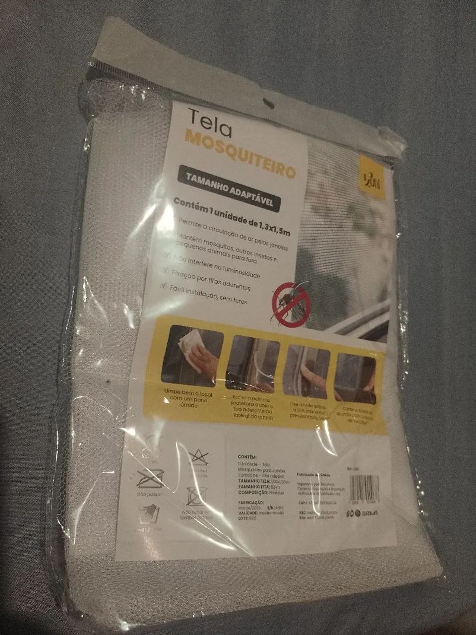 Tela mosquiteiro 1,3 x 1,5 m - Foto 4