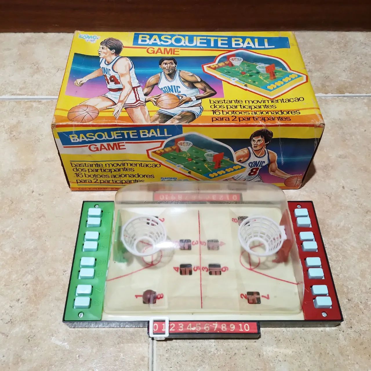 Brinquedo jogo Basquete Ball - Vintage