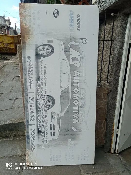 Estrutura de Ferro " Placa Comércio " - Foto 4