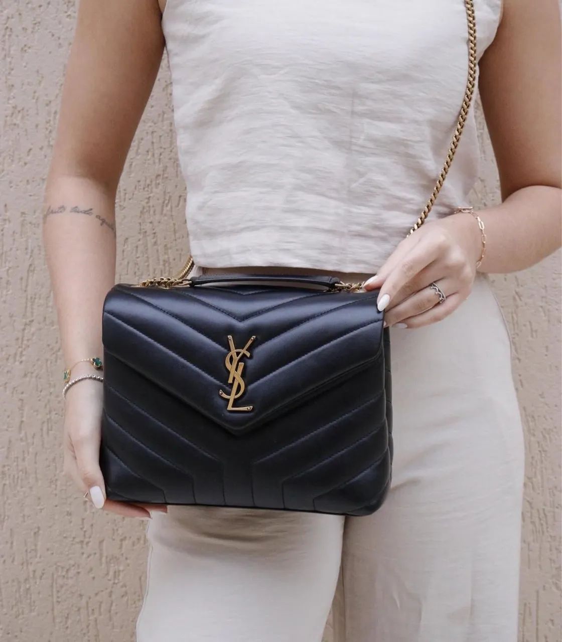 Bolsa YSL LouLou Média original 
