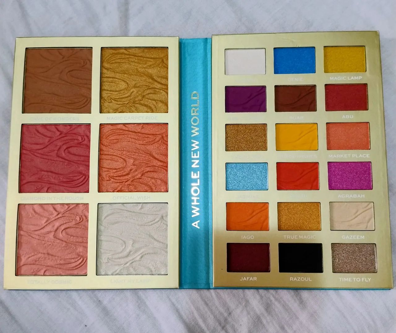 Paleta de sombras/blush/iluminador Princesa Jasmine