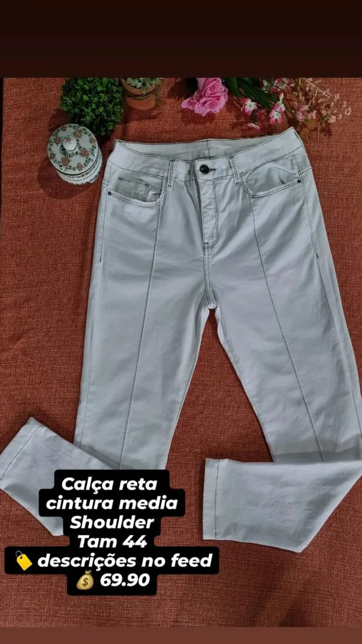 Calça Jeans Clara - Shoulder - Tamanho 44