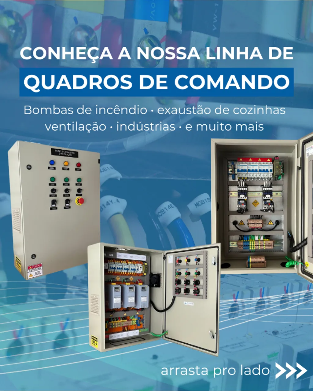 Quadros de comando em geral