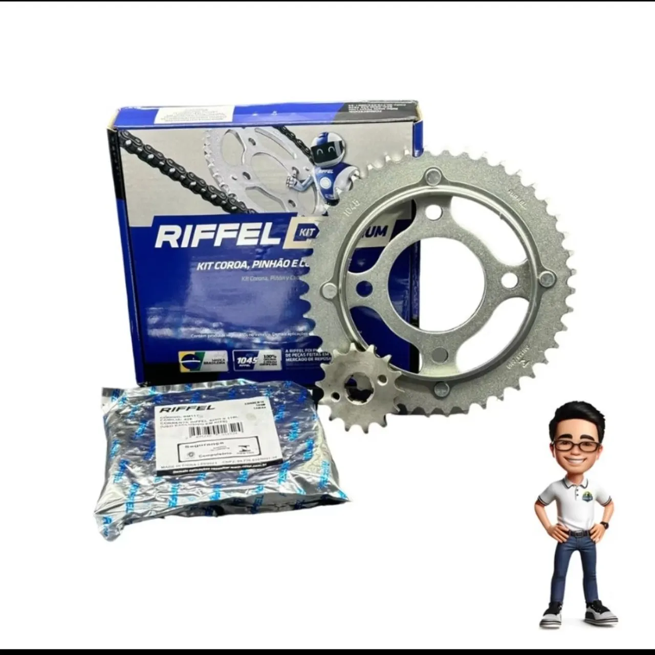 Kit Relação Riffel Completo para pop110i