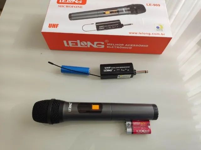 Microfone Sem Fio Le Long LE-909