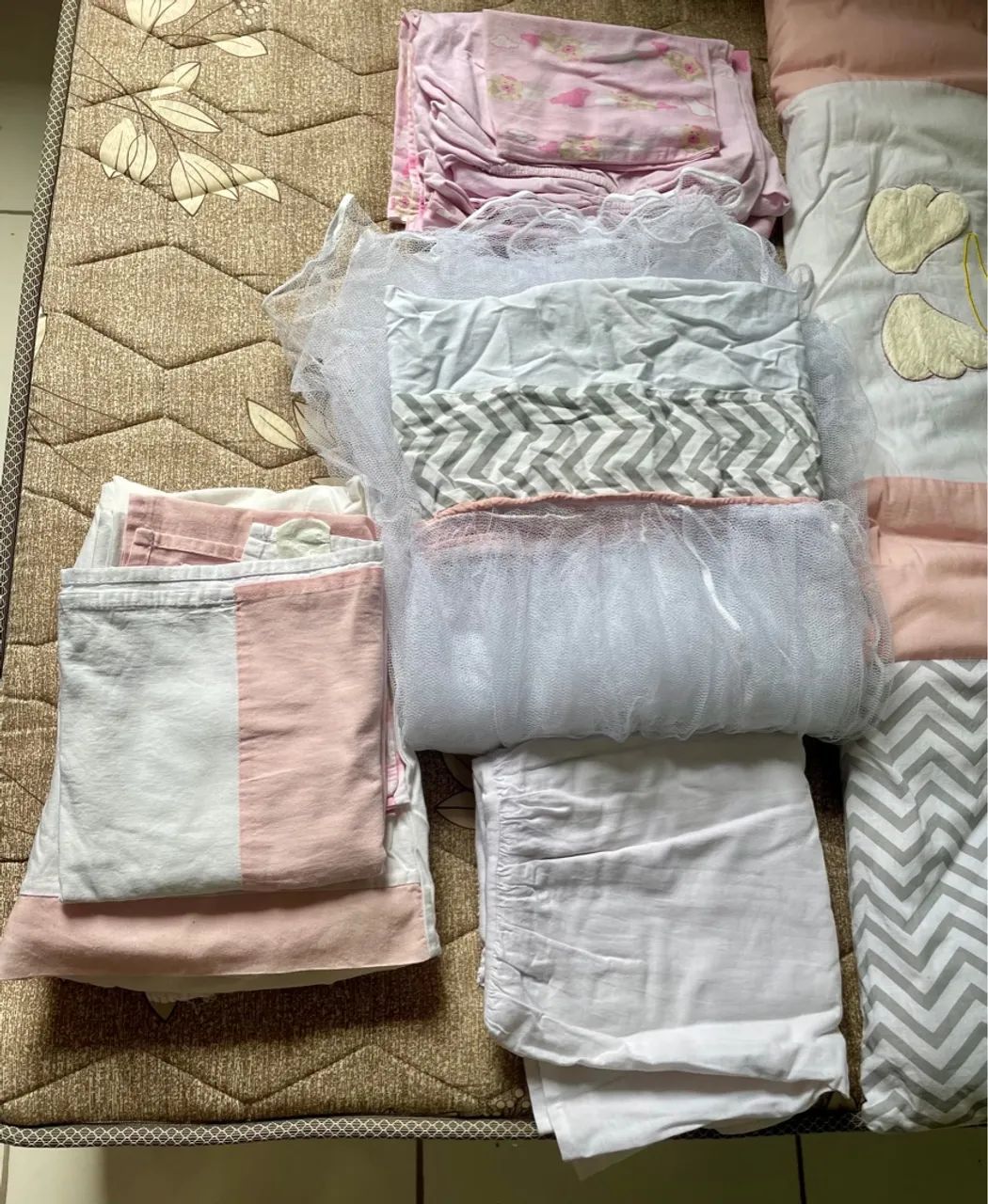 Kit Berço Americano Menina - Foto 2